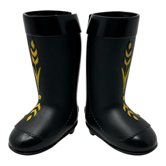 Disney Frozen 2 Anna Fashion Doll Shoes Black Boots Fits Jakks Walmart Exclusive - Picture 13 of 16